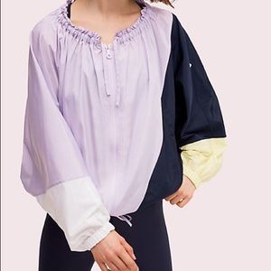 Kate Spade Color Spliced Windbreaker XL NWT